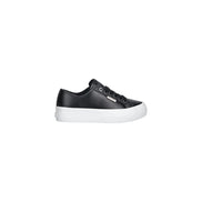 Calvin Klein Jeans Black Leather Low Top Sneakers