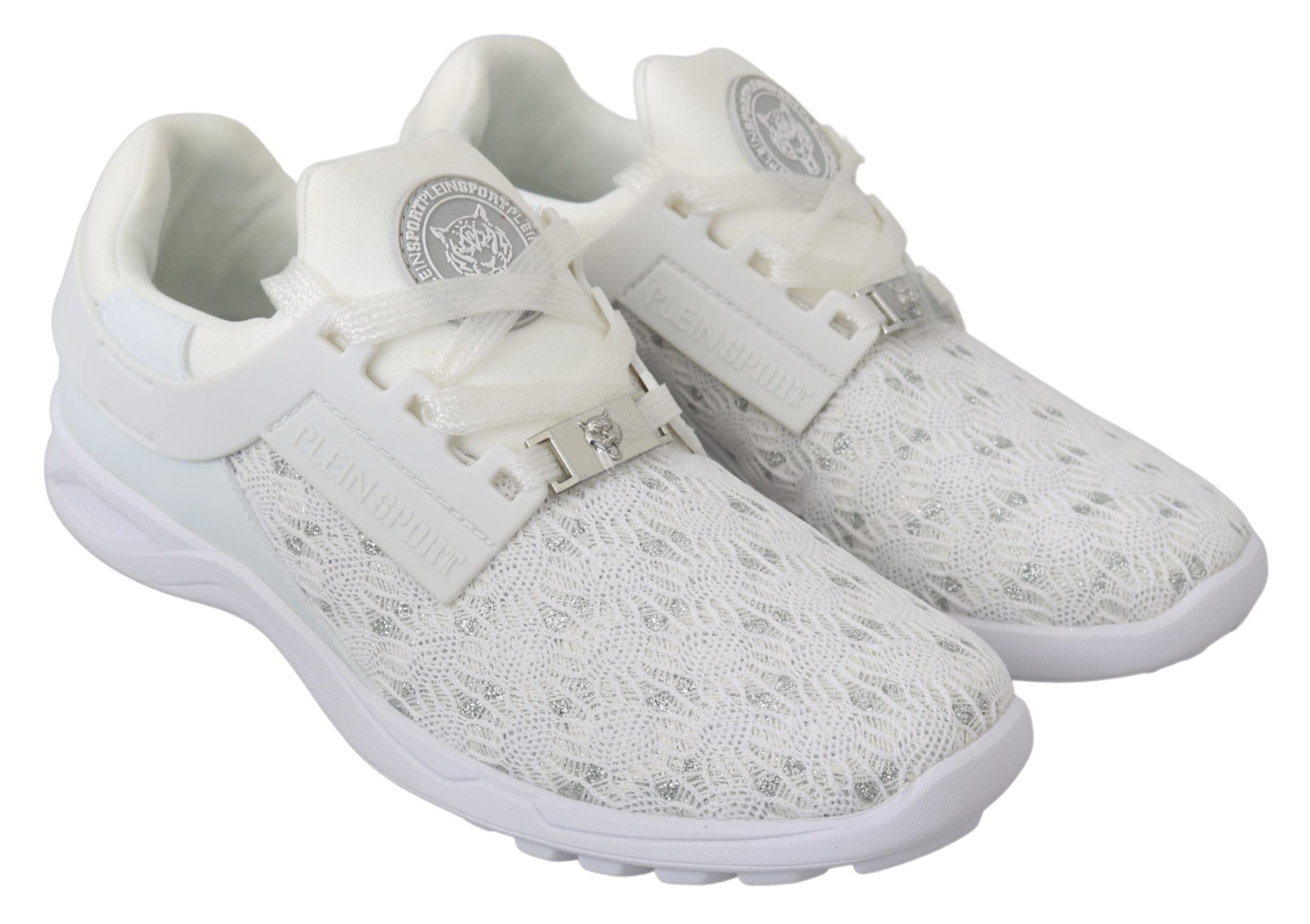 Philipp Plein Λευκά Υφασμάτινα Αθλητικά Παπούτσια Sneakers