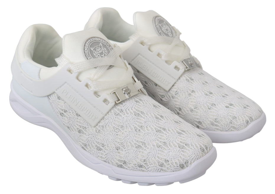 Philipp Plein Λευκά Υφασμάτινα Αθλητικά Παπούτσια Sneakers
