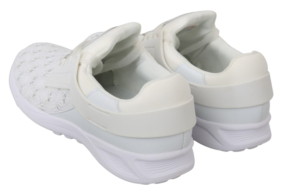 Philipp Plein Λευκά Υφασμάτινα Αθλητικά Παπούτσια Sneakers