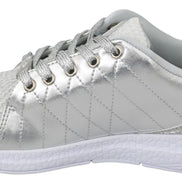 Philipp Plein Gisella Silver Polyester Sneakers Shoes