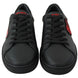Dolce & Gabbana Μαύρα Δερμάτινα Sneakers με Καρδιά Love Γυναικεία Παπούτσια