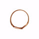 Nialaya Pink Gold 925 Silver Womens Clear Ring