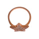 Nialaya Womens Clear CZ Star 925 Silver Ring