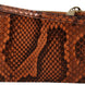Dolce & Gabbana Brown Leather Coin Purse Wristlet Mirror AGNESE Wallet