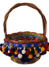 Dolce & Gabbana Πολύχρωμη Βαμβακερή Τσάντα Tote με Διακοσμητικά Agnese Basket