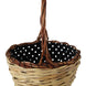 Dolce & Gabbana Beige Wood Wicker Rattan Basket Tote Bag
