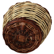 Τσάντα Tote Dolce & Gabbana Μπεζ Ξύλινο Ψάθινο Καλάθι Rattan