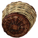 Dolce & Gabbana Beige Wood Wicker Rattan Basket Tote Bag