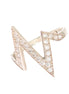 Nialaya Silver Authentic Womens Clear Ring