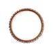 Nialaya Pink Gold 925 Silver Clear CZ Ring