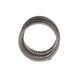 Nialaya Black CZ Rhodium 925 Silver Ring