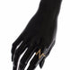 Nialaya Gold 925 Silver Womens Clear CZ 18K Ring