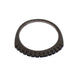 Nialaya Black CZ Rhodium 925 Silver Womens Ring