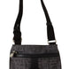 WAYFARER Gray Printed Logo Shoulder Crossbody Purse Bag