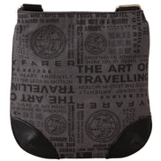 WAYFARER Gray Printed Logo Shoulder Crossbody Purse Bag