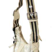 WAYFARER White Shoulder Crossbody Sling Fabric Purse