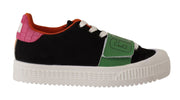 GCDS Multicolor Suede Low Top Lace Up Women Sneakers Shoes