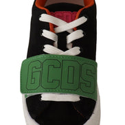 GCDS Multicolor Suede Low Top Lace Up Women Sneakers Shoes