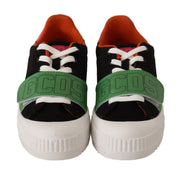 GCDS Multicolor Suede Low Top Lace Up Women Sneakers Shoes
