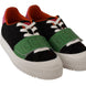 GCDS Multicolor Suede Low Top Lace Up Women Sneakers Shoes