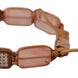 Nialaya Multicolor Crystals Logo Embellished Adjustable Bracelet