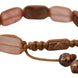 Nialaya Multicolor Crystals Logo Embellished Adjustable Bracelet
