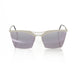 Frankie Morello Silver Metallic Women Sunglasses