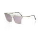 Frankie Morello Silver Metallic Women Sunglasses