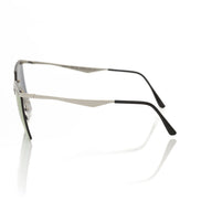 Frankie Morello Silver Metallic Women Sunglasses