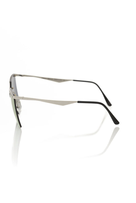 Frankie Morello Silver Metallic Women Sunglasses