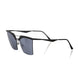 Frankie Morello Black Metallic Women's Sunglass