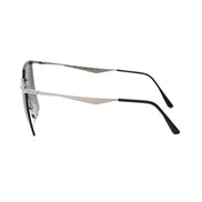 Frankie Morello Silver Metallic Women's Sunglass