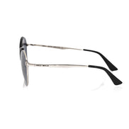 Frankie Morello Black Metallic Women Sunglasses