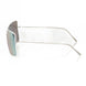 Frankie Morello Silver Metallic Fiber Women Sunglasses