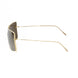 Frankie Morello Gold Metallic Fiber Women Sunglasses
