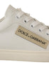 Dolce & Gabbana Λευκά Δερμάτινα Χαμηλά Sneakers