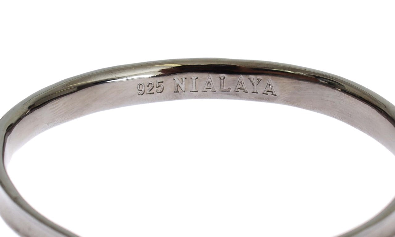 Βραχιόλι Nialaya από Ασήμι 925 με Ρόδιο Γκρι