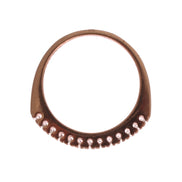 Nialaya Red Gold 925 Silver Ring