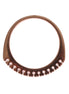 Nialaya Red Gold 925 Silver Ring