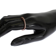 Nialaya Red Gold 925 Silver Ring