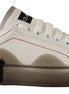 Dolce & Gabbana White Leather Shoes Womens Logo Portofino Sneakers