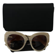 Dolce & Gabbana Beige Acetate Full Rim Brown Lense DG4294 Sunglasses