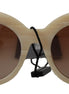 Dolce & Gabbana Μπεζ Οξικό Πλήρες Πλαίσιο Καφέ Φακός DG4294 Γυαλιά Ηλίου