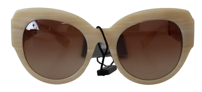Dolce & Gabbana Μπεζ Οξικό Πλήρες Πλαίσιο Καφέ Φακός DG4294 Γυαλιά Ηλίου