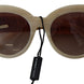 Dolce & Gabbana Μπεζ Οξικό Πλήρες Πλαίσιο Καφέ Φακός DG4294 Γυαλιά Ηλίου