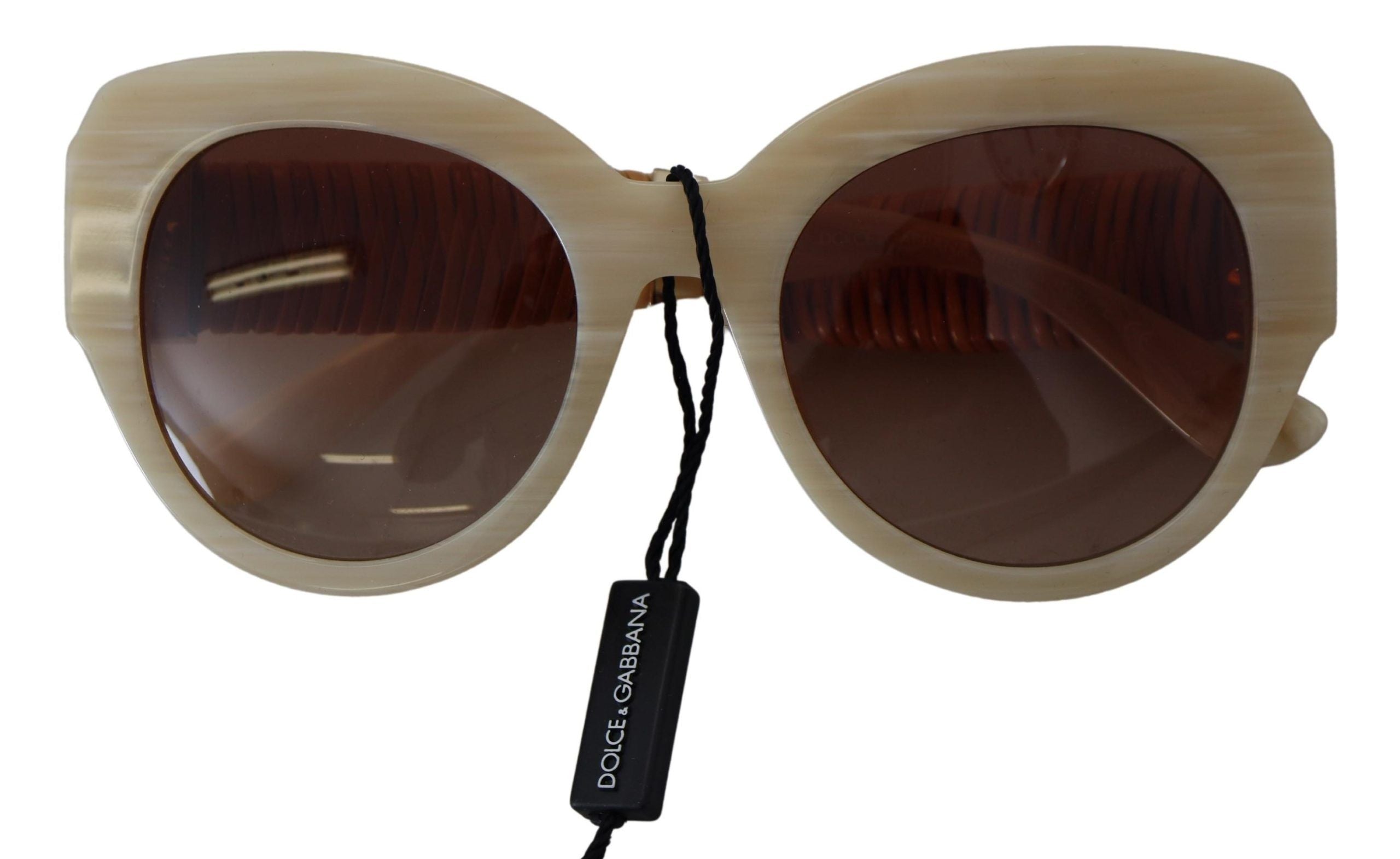 Dolce & Gabbana Μπεζ Οξικό Πλήρες Πλαίσιο Καφέ Φακός DG4294 Γυαλιά Ηλίου