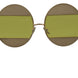 Dolce & Gabbana Gold Oval Metal Crystals Shades DG2209B Sunglasses