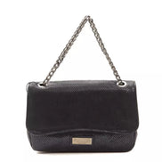 Pompei Donatella Blue Leather Women Crossbody Bag