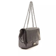 Pompei Donatella Gray Leather Women Crossbody Bag